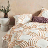Circular Tufted Duvet Cover Set - The Linen House