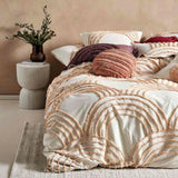 Circular Tufted Duvet Cover Set - The Linen House