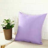 Cotton Cushion Cover (light Purple) - The Linen House