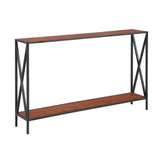 Cross Design Console Table - The Linen House