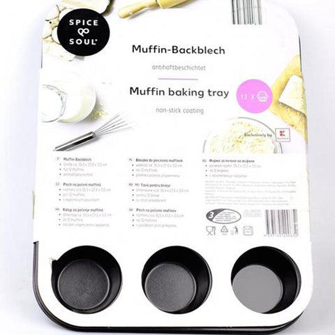 Cup cake And Muffin Non - stick Baking Tray - The Linen House