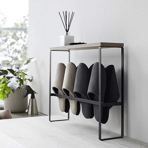 Industries Slippers Rack with a Top Plate - The Linen House