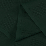 Premium Bedding Cotton Blanket (Forest Green)