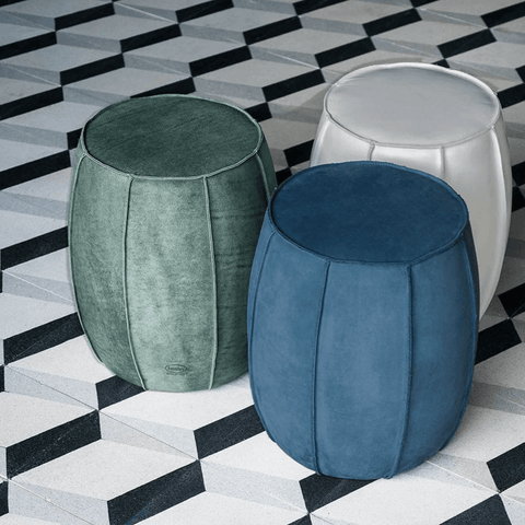 Velvet Stool Sitting - The Linen House