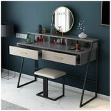 Dressing Table Set Light Chain Cosmetic Table Mirror Dressing Table - The Linen House