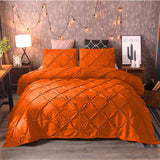 Pintuck Duvet Set (Orange)