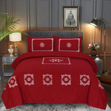 Elegant Cotton Embroidered Duvet Set - Soft & Stylish Bedding - The Linen House