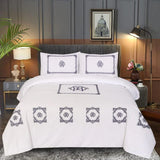 Elegant Cotton Embroidered Duvet Set - Soft & Stylish Bedding - The Linen House