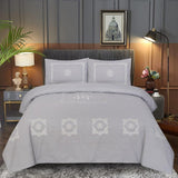 Elegant Cotton Embroidered Duvet Set - Soft & Stylish Bedding - The Linen House
