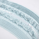 Embellished Ruffled with Ribbon Duvet Set - The Linen House