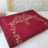Embroidered Velvet Prayer Mat - The Linen House