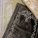Embroidered Velvet Prayer Mat - The Linen House