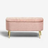 Emily Ottoman Bench - The Linen House