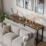 Extra Long Narrow Console Sofa Table - The Linen House