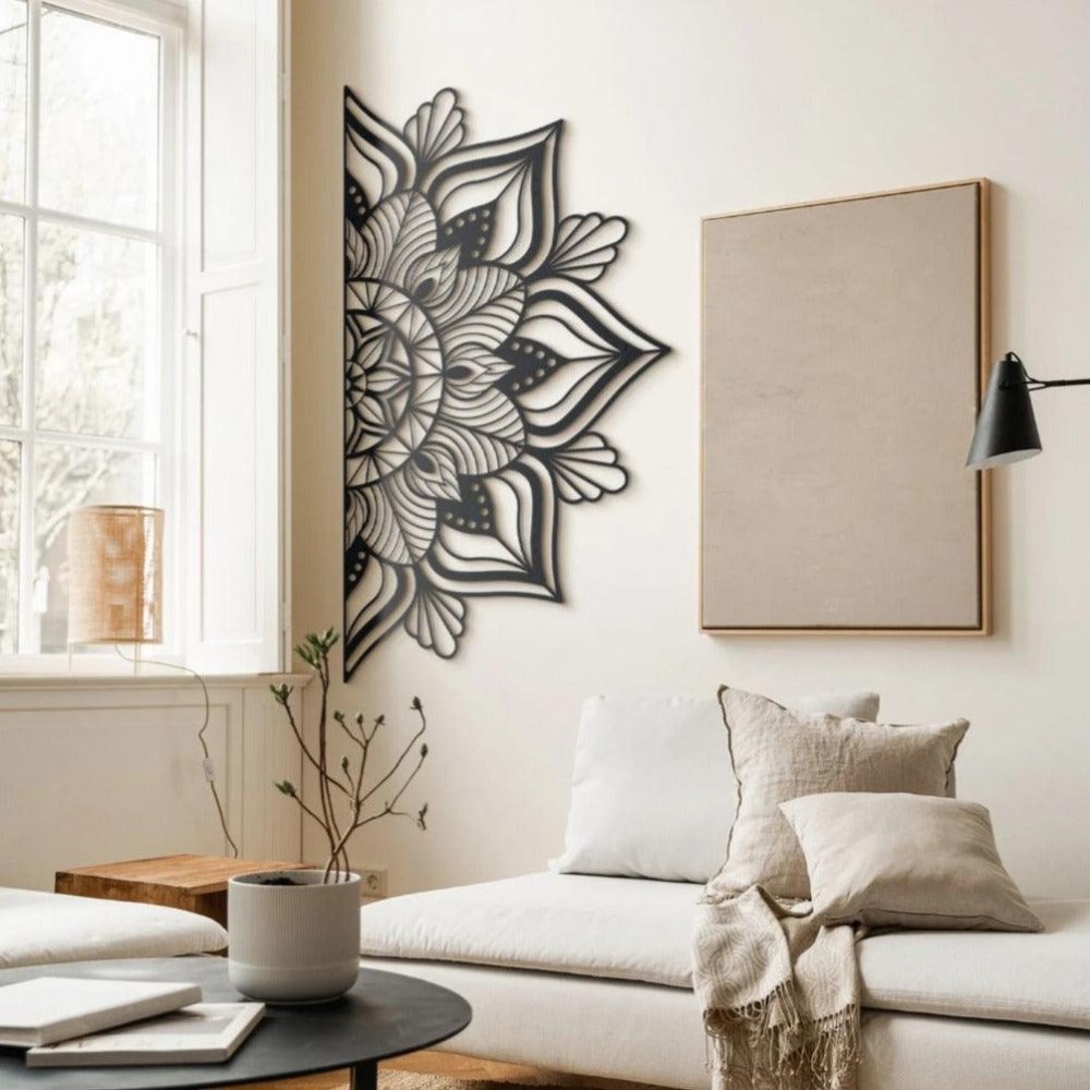 Floral Metal Wall Decor - The Linen House