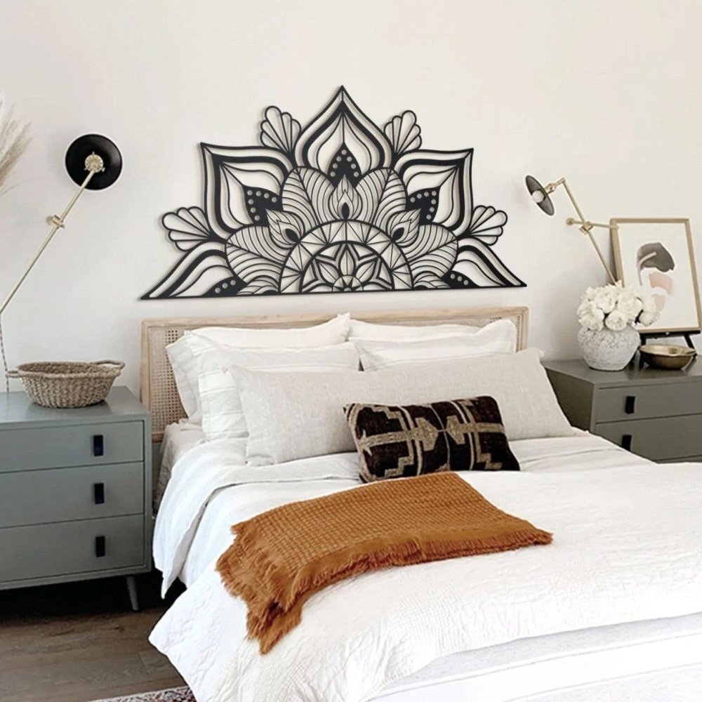 Floral Metal Wall Decor - The Linen House