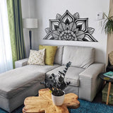 Floral Metal Wall Decor - The Linen House