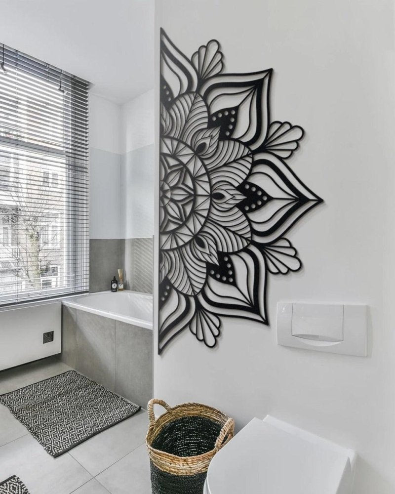 Floral Metal Wall Decor - The Linen House