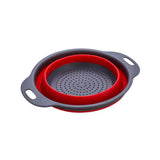 Foldable Drain Basket Plastic Fruit Basket Filter - The Linen House