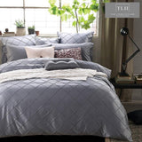 Grey Bridal betsheet Set with filling - The Linen House