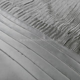 Grey Pinch Pleat Bridal Set with filling - The Linen House