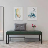 Hallway Upholstered Bench with Shoe Storage - The Linen House