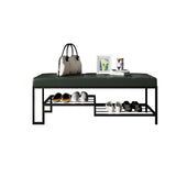 Hallway Upholstered Bench with Shoe Storage - The Linen House