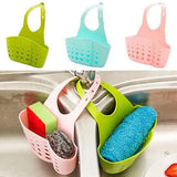 Hanging Storage Drain Basket Sink Organizer Rack Sponge Holder Kitchen and Bathroom Tools Gadget - The Linen House