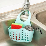 Hanging Storage Drain Basket Sink Organizer Rack Sponge Holder Kitchen and Bathroom Tools Gadget - The Linen House