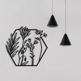 Hexagon Metal Wall Decor - The Linen House