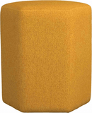 Hexagonal Upholstered Stool - The Linen House