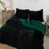 Plain Velvet Duvet Set