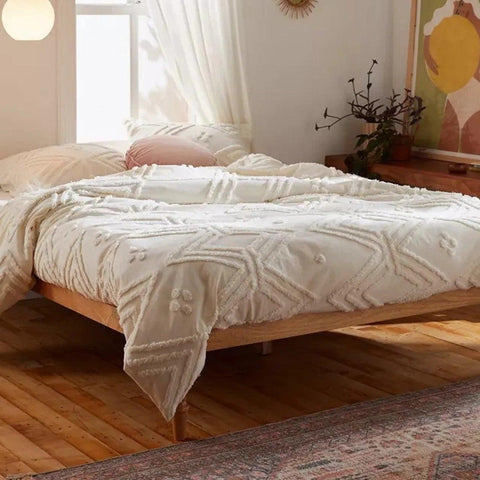 Bohemian Tufted Duvet Cover Set - The Linen House