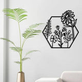 Hexagon Metal Wall Decor