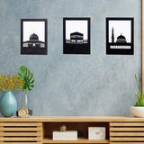 Islamic wall art set with Kaabe Metal Wall Decor - The Linen House
