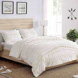 Ivory Tufted Duvet Cover Set - The Linen House