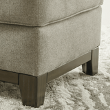 Jute Storage Ottoman with Tray 20" x 20" - The Linen House