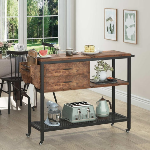 Kitchen Islands & Carts and Storage Utility Trolley Cart - The Linen House