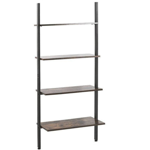 Ladder Shelf Dark Wood - The Linen House