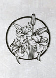 Lily flower Metal Wall Decor - The Linen House