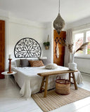 Lotus Flower Metal Wall Decor - The Linen House