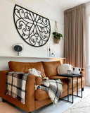 Lotus Flower Metal Wall Decor - The Linen House