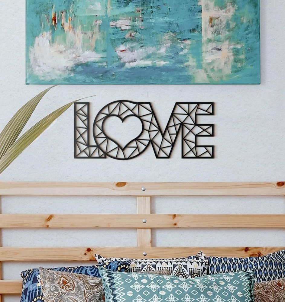 Love word Metal Wall Decor - The Linen House