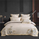 Luxury Feuilles Embroidery New Duvet Set - The Linen House