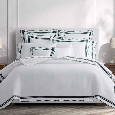 Luxury Lines with Ribbon Duvet Set - The Linen House