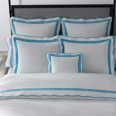Luxury Lines with Ribbon Duvet Set - The Linen House