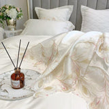 Luxury New Feather Embroidery Duvet Set - The Linen House