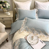 Luxury New Feather Embroidery Duvet Set - The Linen House