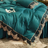 Luxury New Tale Duvet Set With Vintage Lace - The Linen House