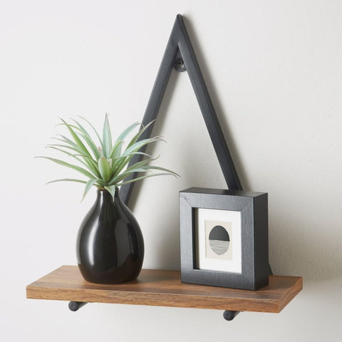 MDF Sheet Triangle Wall Mounted Shelf - The Linen House